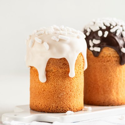 პასკა თეთრი და შავი მინანქრით